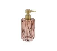 Distributeur de Savon en Verre Ambre 18cm