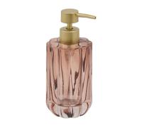 Distributeur de Savon en Verre "Floréa" 18cm Ambre