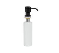 Distributeur de savon encastré au plan de toilette Noir mat - TRES 13474110NM