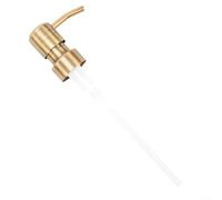 Distributeur de savon et de lotion en acier inoxydable brossé mat, noir mat, doré brossé, or, cuivre brossé, finitions vives (C)