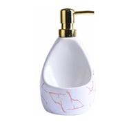 Distributeur de savon et flacon pompe à lotion, récipient en céramique de 420 ml, durable et facile à utiliser pour salle de bain et cuisine