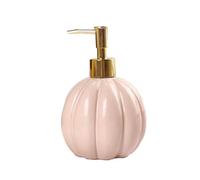 Distributeur de Savon Halloween, Distributeur de Savon à Citrouille en céramique, Distributeur de Savon Rechargeable pour Lotion d'automne pour la Cuisine et la Salle de Bain