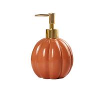 Distributeur de Savon Halloween, Distributeur Rechargeable de Savon à Citrouille en Céramique pour Lotion d'Automne pour la Cuisine et la Salle de Bain
