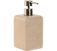 Distributeur de Savon Home ESPRIT Crème Argent Résine polyéthylène 8 x 8 x 18 cm - Marque : Home ESPRIT - EAN : 8424002174262