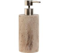 Distributeur de Savon Home ESPRIT Crème Argent Résine Polyéthylène Marbre 7 x 7 x 17,5 cm - Marque : Home ESPRIT - EAN : 8424002174293