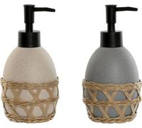 Distributeur de savon Home ESPRIT Gris Crème Dolomite (2 pièces)