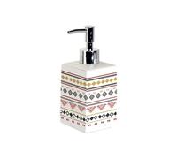 Distributeur de Savon Imprimé "Esteban" 17cm Blanc