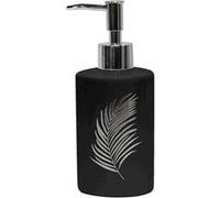 Distributeur de Savon Imprimé "Orbella" 17cm Noir & Argent G
