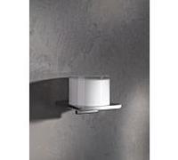 Distributeur de savon Keuco Edition 400 11552019000 chromé, 150 ml, complet avec verre et support