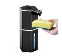 Distributeur de savon liquide automatique Not Touch de grande capacité en ABS solide pour comptoirs de salle de bain Facile à installer Distributeur de savon automatique