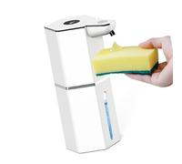 Distributeur de savon liquide automatique Not Touch de grande capacité en ABS solide pour comptoirs de salle de bain Facile à installer Distributeur de savon automatique