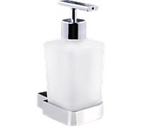 Distributeur de savon liquide Bravat New York 855910, verre dépoli, chrome