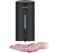 Distributeur de savon liquide, capteur automatique, grande capacité, noir mat-liquide