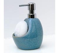 Distributeur de savon liquide de cuisine en céramique - Bleu ciel