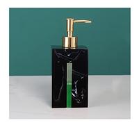 Distributeur de savon liquide de type mousse à motif marbré pour hôtel, salon de beauté, maison, salle de bain, 500 ml, distributeur de savon pour les mains (Zwart)