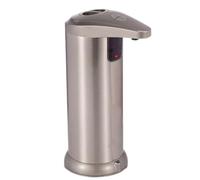 Distributeur de savon liquide, distributeur automatique de savon liquide, en acier inoxydable, distributeur de savon électrique à capteur réglable, distributeur de savon électrique, 400 ml,