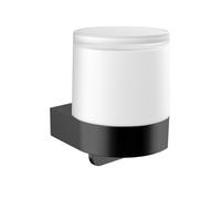 Distributeur de savon liquide emco flow avec gobelet, 272113301, couleur : noir
