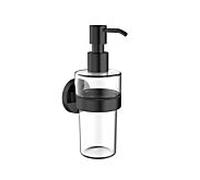 Distributeur de savon liquide emco round C, réservoir et pompe doseuse en plastique, 432113302, Couleur: Noir