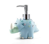 Distributeur de Savon Liquide en résine Motif Dinosaure Mignon de Dessin animé, Pompe Distributeur de Savon pour Le Bain. La Lotion ne Peut Pas être trop Collante ou épaisse, Ajouter de l'eau ou ne