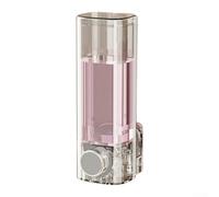Distributeur de savon liquide mural de 450 ml, pompe sans perçage, pompe de shampooing, après-shampooing, distributeur manuel en ABS pour maison, hôtel, cuisine, presse simple, transparent