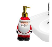 Distributeur De Savon Mains | Résine Père Noël Décor De Noël | Décoration Salle De Bains Distributeur De Savon Mains - Pour Douche Salle De Bain Cuisine Armoire Intérieur Événements Quotidiens Fêtes