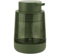 Distributeur de savon manuel en Silicone, pompe à amovible, Type poussoir, bouche large, remplissage facile, distributeur Lotion 10.1oz/300ml(Green)
