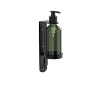 Distributeur de savon manuel mural en acier inoxydable de 300 ml pour salle de bain, cuisine, shampooing, gel douche, lotion après-shampoing, gel douche, après-shampoing, gel douche (1 flacon)