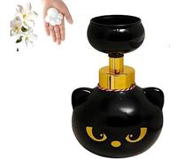 Distributeur de Savon moussant Patte de Chat, Distributeur de Savon moussant pour Les Mains Motif Patte de Chat Noir Halloween, Rechargeable, idéal pour la Salle de Bain et la Cuisine