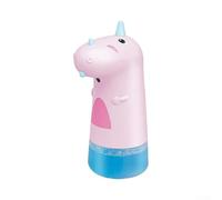 Distributeur de savon moussant sans contact, automatique avec capteur infrarouge, design compact pour plan de travail d'évier, résistant à l'eau, pour alimentation par batterie, capacité de 239,55 g