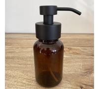 Distributeur de savon mousse en verre ambré - Coloris au choix