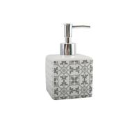 MSV Distributeur de Savon Céramique Evora Gris & Blanc