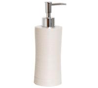 Distributeur de savon - MSV - JAIPUR - Polyrésine - Inox - Beige