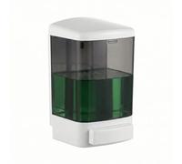Distributeur de Savon Mural - 935,5 g - Distributeur de Savon Manuel pour Salle de Bain - Rechargeable - Distributeur de shampooing et d'après-shampoing pour Cuisine, Restaurant, hôtel - Noir