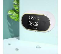 Distributeur de savon mural automatique sans contact pour salle de bain - 18,5 x 10,8 x 6,5 cm - Blanc mousse