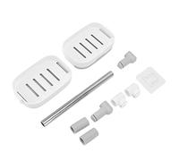 Distributeur de Savon Mural Détachable, Porte - Savon Rotatif à Deux Couches, Gain de Place pour Salle de Bain et Cuisine - Design Drainant, Installation sans Perçage, Idéal Douc