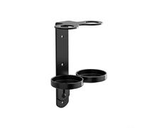 Distributeur de savon mural en acier inoxydable pour salle de bain, gel douche, shampooing, bouteille de stockage, design peu encombrant pour les zones humides (2 trous)