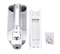 Distributeur de savon mural, gel douche de 350 ml, shampooing et revitalisant, distributeur pour lave-vaisselle de cuisine, récipient pour détergent pour les mains, distributeur de savon liquide,