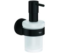 Distributeur De Savon Mural Grohe Essentials 160ml Noir Mat 1022572430