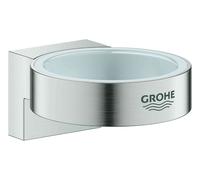 Grohe Selection Halter 41027DC0 supersteel, pour verre et, Seifenspender