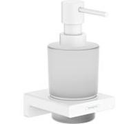 hansgrohe AddStoris Seifenspender 41745700 Montage mural, insert en verre, métal, blanc mat