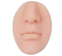 Distributeur de savon mural original en forme de nez réaliste, silicone durable pour un plaisir de douche unique, Rose, 10 cm