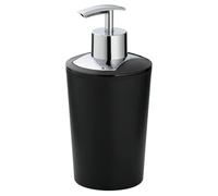 KELA Distributeur de savon MARTA plastique noir H 17cm / Bord 8cm / 350 KL-24202