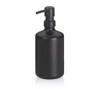 Distributeur de savon - Noir - H 20 cm - Céramique - Plastique - 500 ml