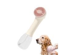 Distributeur de savon pour chien - Brosse en mousse à main pour animaux de compagnie - Brosse de bain pour chiot - Distributeur de shampoing - Pour après la marche, les voyages, le toilettage du poil