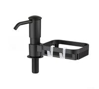 Distributeur de savon pour évier de cuisine avec support de rangement et tube d'extension pour une distribution pratique de liquide vaisselle et une zone d'évier organisée (3)