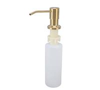 Distributeur de Savon pour éVier de Cuisine Distributeur de Savon de Cuisine Multifonction en Acier Inoxydable à 360 TR/Min Or