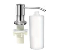 Distributeur de savon pour évier de cuisine,distributeur de savon pour évier | Distributeur de savon en bouteille de 350 ml/500 ml - Distributeur de savon à vaisselle rotatif à 360 degrés, outils d'év