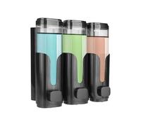 Distributeur de savon pour les mains | Conteneur manuel sans perceuse - Distributeur de savon mural pour les mains - Douche et lessive pour maison, hôtel commercial