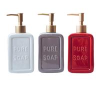 Distributeur de savon pour les mains de 16oz, conteneur Durable, Portable et réutilisable, pompe à pot étanche pour liquide hydratant BLANC