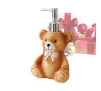 Distributeur De Savon Pour Salle De Bain | 350ml Pot Rechargeable Avec Pompe À Lotion Design Ours,Distributeur De Savon Mains Élégant - Pour Salle De Bain, Buanderie, Noël, Plan De Travail Et Intérieu